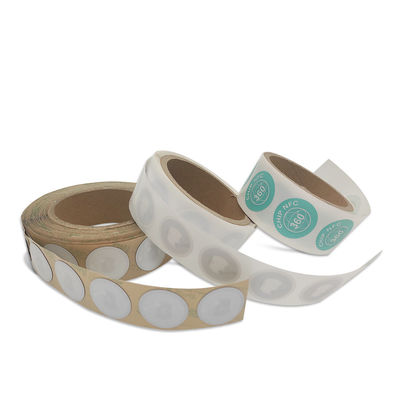 Customization RFID NFC Tags Diameter 35mm White NFC Tags