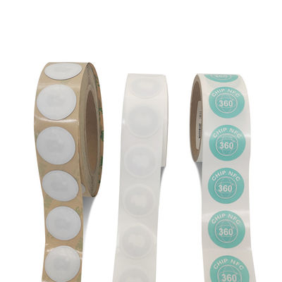 Customization RFID NFC Tags Diameter 35mm White NFC Tags