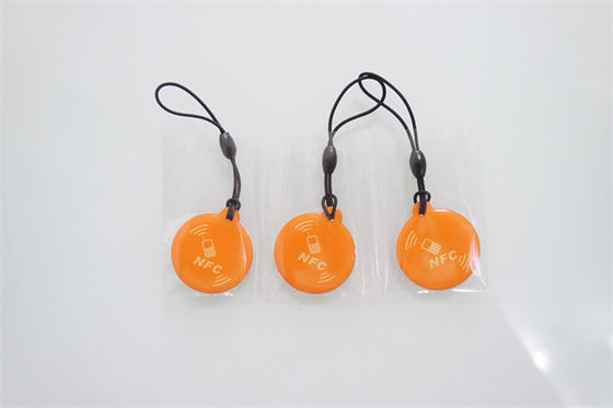 ISO14443A RFID NFC Tags 13.56Mhz NFC Epoxy Tag For Access Control System