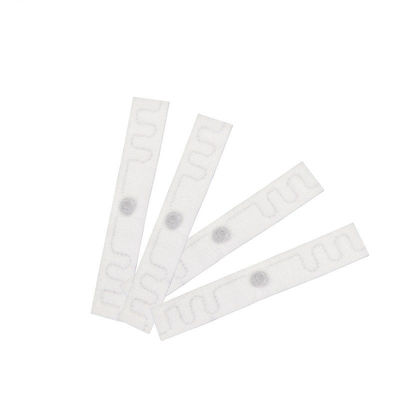 Fabric RFID Uhf Laundry Tag 20*86mm Machine Washable RFID Tags