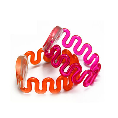 Abs RFID Wristband Tag 125KHZ Chips With 100000 Times Programming Cycles
