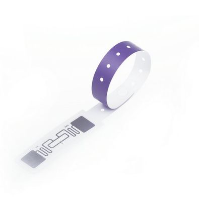 Water Proof Disposable Paper Rfid Wristband 210*35mm 250*30mm
