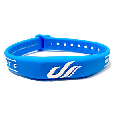 FM11RF08 RFID Wristband Tag Adjustable RFID Silicon Wristband