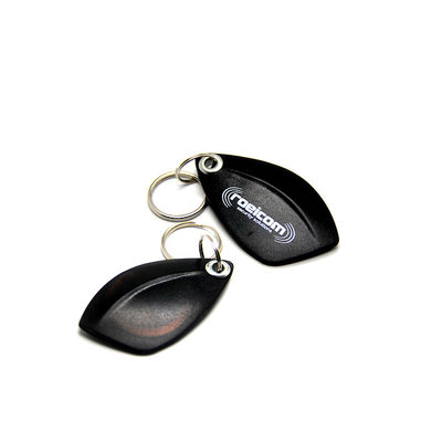 13.56mhz ABS Key Fob Plastic Key Tags Thousand Times Programming Cycles