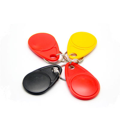 13.56mhz ABS Key Fob Plastic Key Tags Thousand Times Programming Cycles