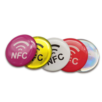 Diameter 30mm Epoxy Card 13.56MHZ Nfc Epoxy Tag ISO14443A