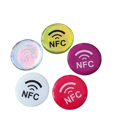 Diameter 30mm Epoxy Card 13.56MHZ Nfc Epoxy Tag ISO14443A
