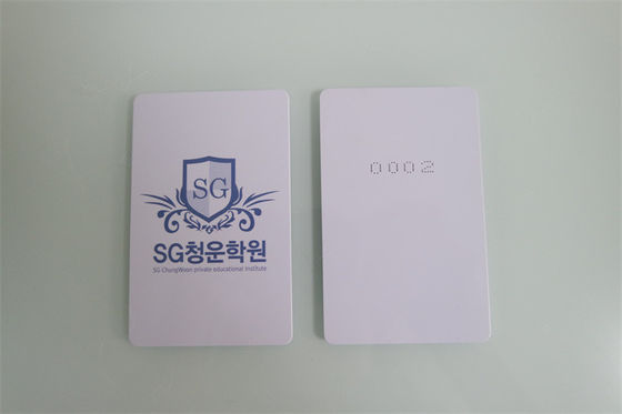 85.5*54*0.84mm M1 RFID Card 13.56MHZ PVC Packing material