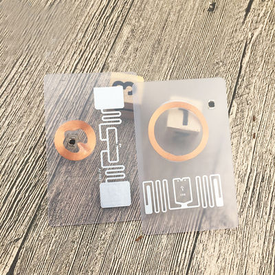 LF UHF Hybrid Smart Card RFID Dual Frequency Card Glossy Finish