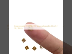 Programmable FPC RFID NFC Tags small sizes Dia 20 / 25 / 30 / 35mm