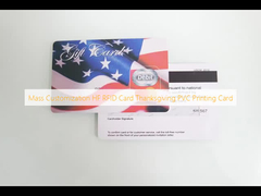 Mass Customization HF RFID Card Thanksgiving PVC Printing Card