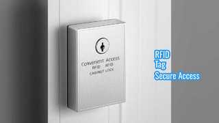 RFID HF Tag Secure Access 10cm Read 100K Cycles