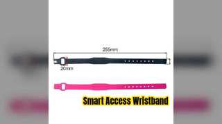 13.56Mhz RFID Silicone Wristband Access Control